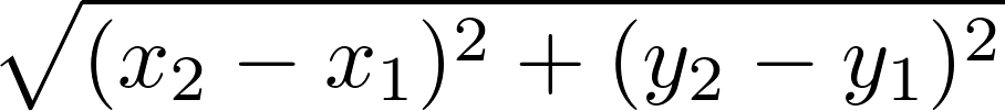 distance formula