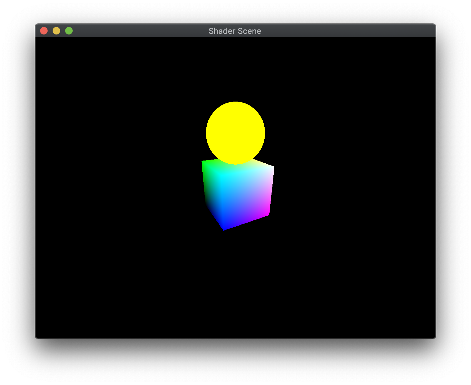 Shader Scene Window