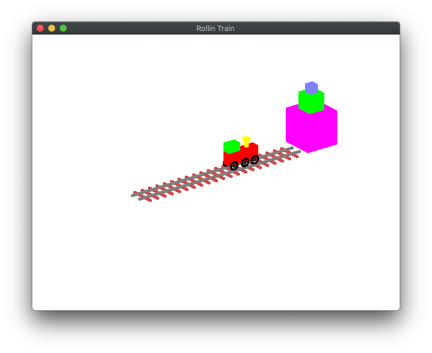 Rollin Train Orthographic Window