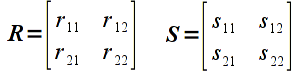 R and S Matrices